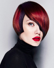 Стрижка боб с асимметрией