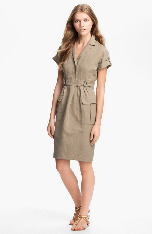 Платье в стиле сафари