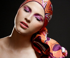 Фиолетовый макияж глаз