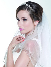 Свадебные прически с фатой