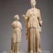Античая одежда. Древняя Греция, женские фигуры, 4 в. до н.э
