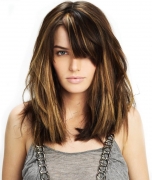 Модные прически с челкой