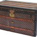 Плоский дорожный сундук Louis Vuitton, ткань Damier, 1888 год