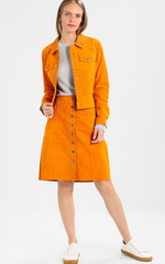 Модный цвет 2018 - оранжевый. Костюм Selected Femme 