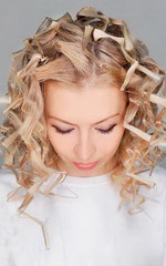 Необычные «ломаные» кудри 