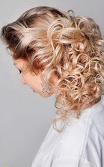 Кудри как основа для укладки 