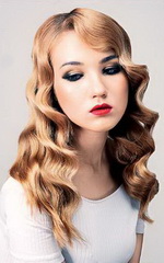 Чёткие рельефные локоны 