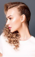 Кудри и «корсет» из невидимок