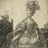 Мода 18 века, Мария Антуанетта, Франция, 1781