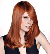 Ступенчатая длинная стрижка