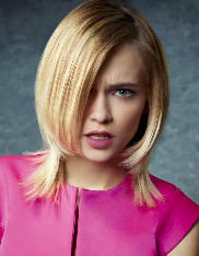 Стрижка удлиненный боб