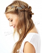 Прически с косами в стиле бохо