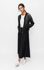 Кружевной бомбер с длинной юбкой Кружевной бомбер с длинной юбкой