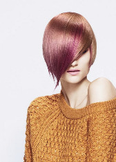 Стрижка асимметричный боб