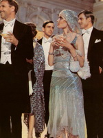 Платье в стиле 20-х годоа Миа Фэрроу фильм Великий Гэтсби, 1974 год