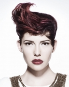 Модные прически . Ирокез и панковский начес