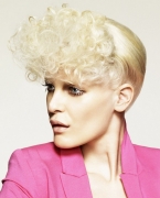 Локоны на короткие волосы. Ирокез и панковский начес