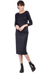 Юбка-карандаш. Образы в стиле casual