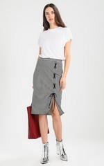 Юбка-карандаш в стиле casual-шик