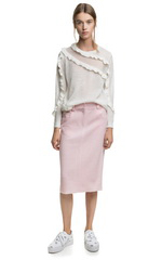 Юбка-карандаш в спортивном стиле 