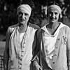 Французские теннисистки Сюзанн Ленглен и Жюли Власто, 1926 г.