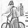Женский и мужской костюмы для велосипеда, 1900-е г.