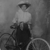 Велосипелистка, Франция, 1900-е г.