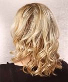 Локоны на средние волосы