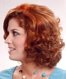 Локоны на средние волосы