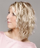 Локоны на средние волосы