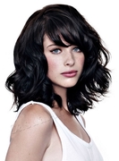 Локоны на средние волосы