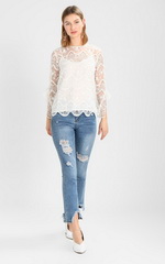 Тренд весна-лето 2018. Кружевной топ River Island Тренд весна-лето 2018. Кружевной топ River Island