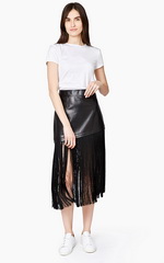 Тренд весна-лето 2018. Юбка с бахромой HELMUT LANG Тренд весна-лето 2018. Юбка с бахромой HELMUT LANG