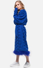 Тренд весна-лето 2018. Пальто с бахромой Ксения Князева Тренд весна-лето 2018. Пальто с бахромой Ксения Князева