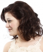 Локоны на средние волосы